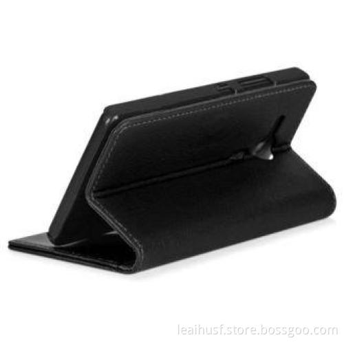 Lithchi PU Leather Motorola Cell Phone Covers With Card Hol